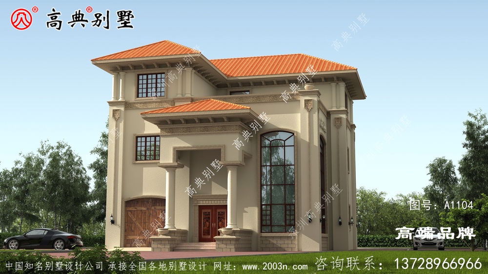 三層造型分布完全不同，充滿立體感和空間感