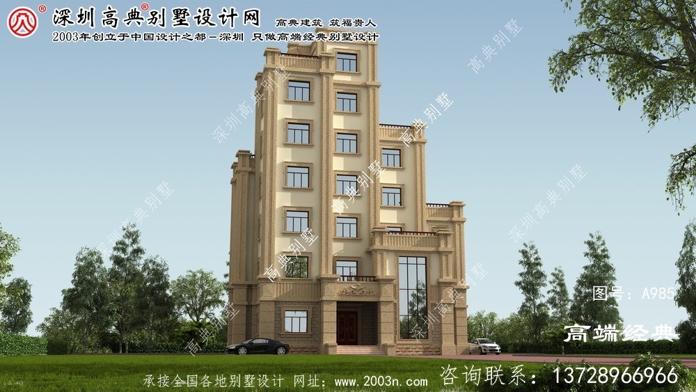膠南市世界豪華別墅設計圖