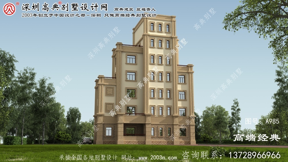 膠南市世界豪華別墅設計圖