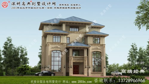 鄆城縣別墅設(shè)計(jì)外觀圖紙及效果圖大全	