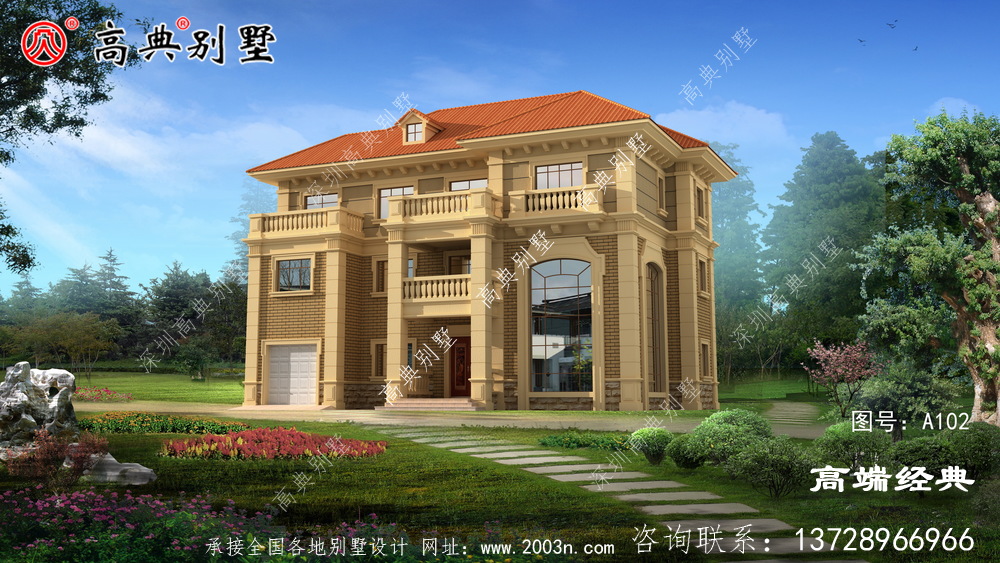 農村自建別墅帶車庫也可靈活運用空間	