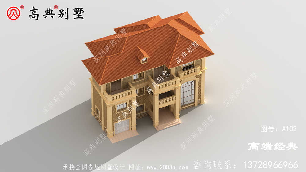 農村自建別墅帶車庫也可靈活運用空間	