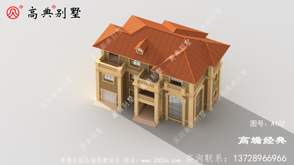 農村自建別墅帶車庫也可靈活運用空間	