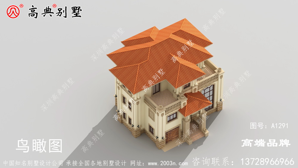 別墅精裝設計戶型布局非常合理	