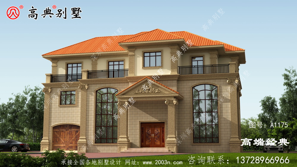 三層復式設計方案，歐式外觀極養眼