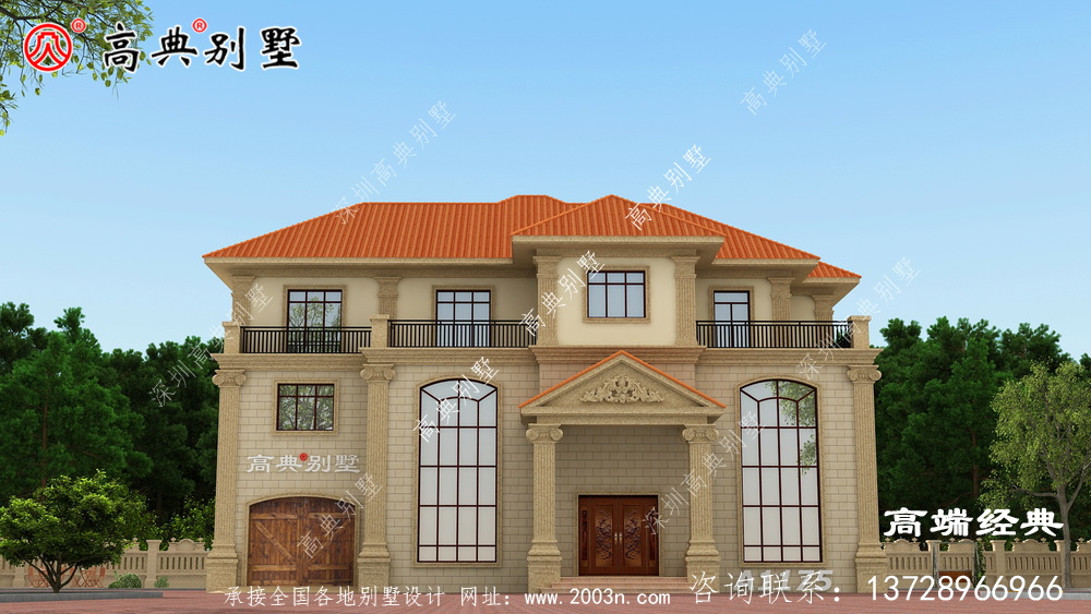 三層復式設計方案，歐式外觀極養眼