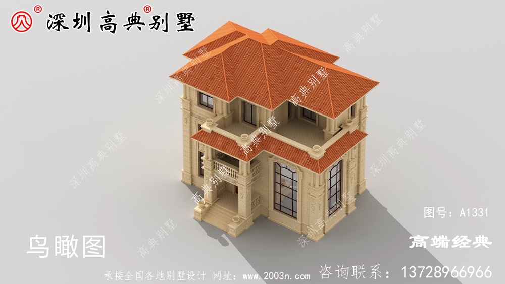 美麗的鄉村自建二層普通住宅，寬敞明亮，夠住也不會顯得空曠。