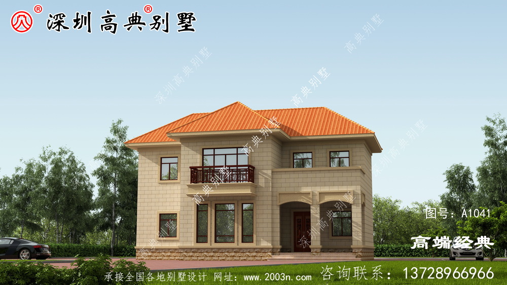 二層125平方自建房設(shè)計(jì)圖,實(shí)用又精致