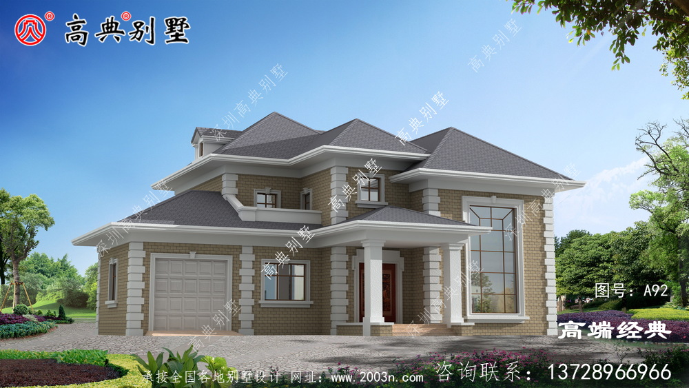 門的設(shè)計(jì)非常大氣,整個(gè)建筑看起來莊重典雅