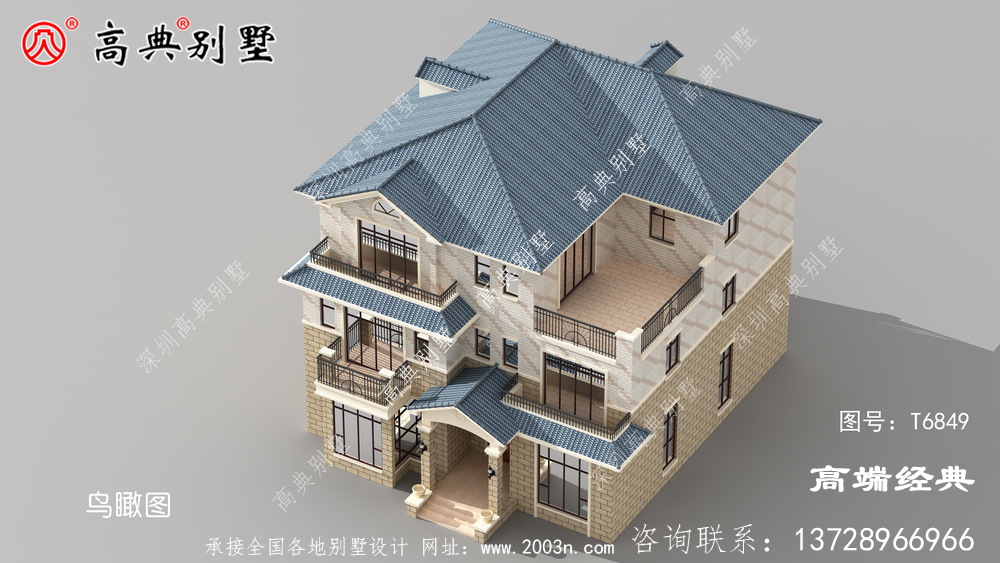 老家建一棟這樣的別墅，每次過年過節回去居住也舒適